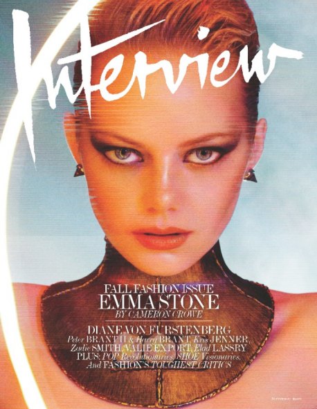 Emma Stone Covers Interview Magazine September 2012 Issue (Photo)